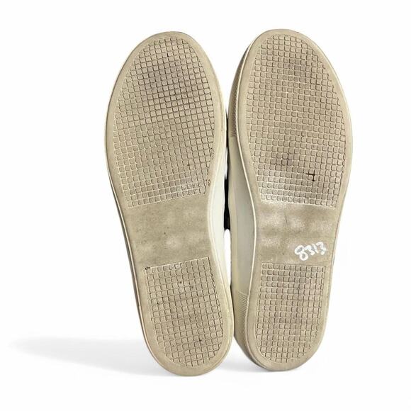 Velvet leopard print slip ons - Picture 6 of 8